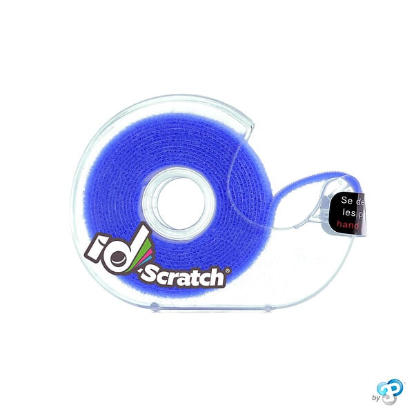 ID-SCRATCH - Bande auto-agrippante ID-SCRATCH Bleu - 2 cm x 2 m - large
