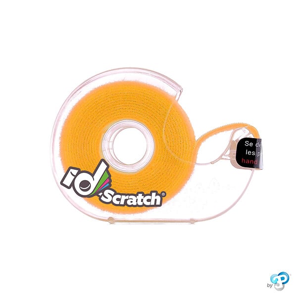 ID-SCRATCH - Bande scratch auto-agrippante ID-SCRATCH jaune 2 cm x 2 m - large