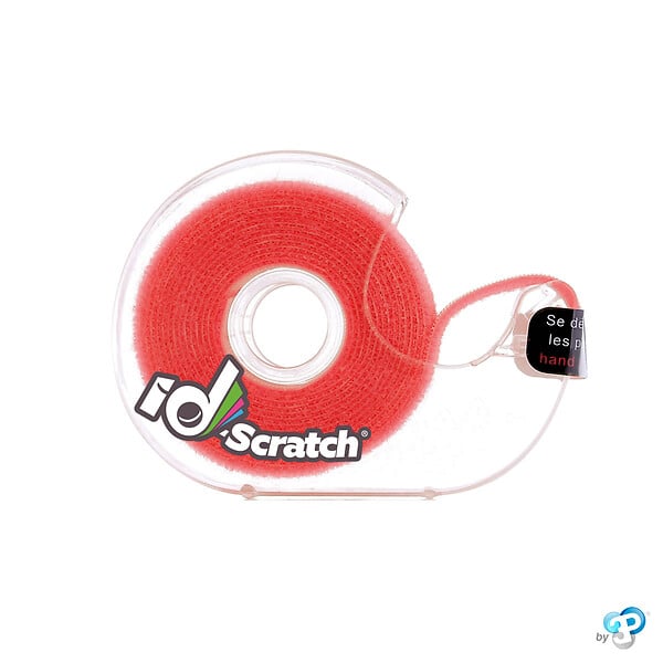 ID-SCRATCH - Bande scratch auto-agrippante ID-SCRATCH Rouge 2m - large