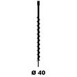 GT GARDEN - Mèche Ø 40 mm pour tarière thermique - vignette
