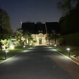 LUMIHOME - Borne solaire Venus 70cm Noire - Acier inoxydable - 600lm - vignette