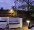 LUMIHOME - Borne solaire Venus 70cm Noire - Acier inoxydable - 600lm - vignette
