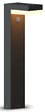 LUMIHOME - Borne solaire Venus 70cm Noire - Acier inoxydable - 600lm - vignette