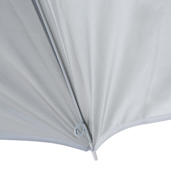 OUTSUNNY - Parasol de plage Ø 2,2 x 2,2H cm protection UPF 50 + sac transport, sardines et lestage intégrés crème - large