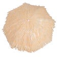 OUTSUNNY - Parasol de plage jardin design hawai 160 cm raphia artificiel beige - vignette