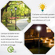 OUTSUNNY - Outsunny Luminaire extérieur solaire lampadaire lanterne classique LED 60 Lm max. dim. 26L x 26l x 177H cm noir - vignette