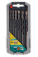 WOLFCRAFT - Coffret de 6 forets béton carbure - S-6 - Diamètres 3-10mm - vignette