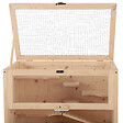 PAWHUT - Cage pour hamsters souris petits rongeurs multi-niveaux 5 étages 10 plateformes bois de pin 60 x 40 x 120 cm - vignette