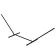 OUTSUNNY - Support pied de hamac structure robuste métal époxy noir dim. 3,60L x 0,92l x 1,15H m - vignette