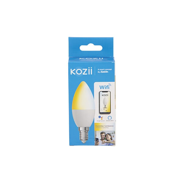 XANLITE - Ampoule LED connectée flamme E14 - 6W - Blanc variable CCT - large