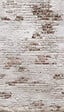 GRANDECO - Papier peint intissé brick white - Blanc - 159x280cm - vignette