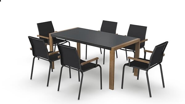 Table de jardin Dune - 162x80cm - large