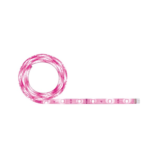 PAULMANN - Ruban LED RGB 1,5 m - Métal/Plastique - Multicolore - 12W - large