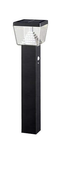 LUMIHOME - Borne solaire LIBERTY 40 LEDs noir 59 cm - large