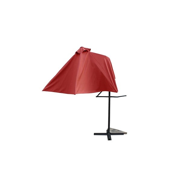 CONCEPT USINE - Parasol  terracotta droit rond 294 x 294 m ALCUDIA - large