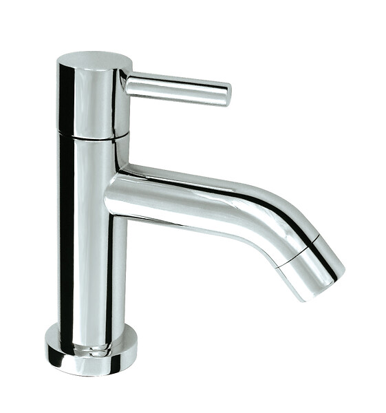 ROUSSEAU - Mitigeur lave-mains laiton Ilo - Chrome - Embase Diam.45 mm - large