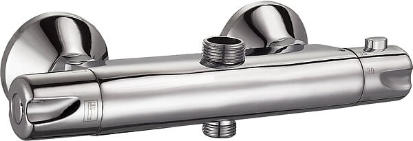 ROUSSEAU - Mitigeur thermostatique de douche Breva - Chromé - Laiton - large