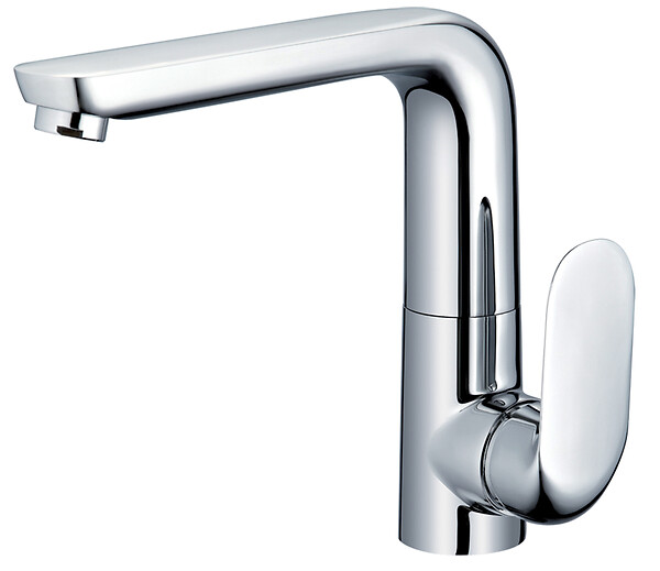 ROUSSEAU - Mitigeur évier en laiton Davao - Chrome - large
