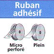 PROFILES - Ruban adhésif plein 5ml 32mm pour plaques alvéolaires - vignette