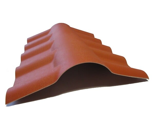 SEDPA - Faitière express - Terracotta - 43x74x15cm - large
