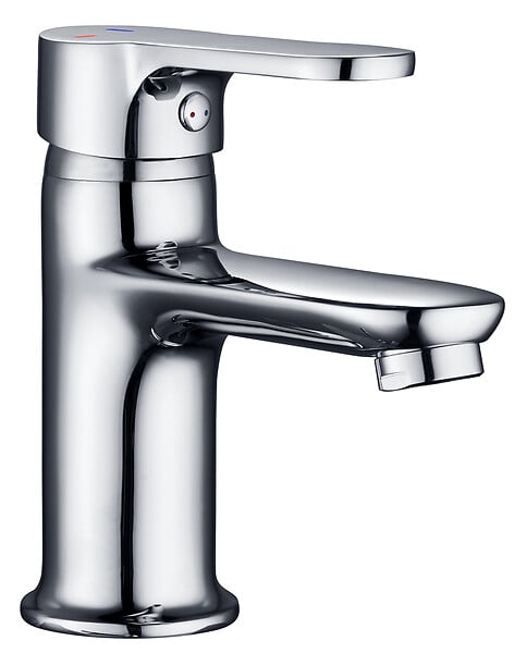 ROUSSEAU - Mitigeur lavabo - Laiton chromé - Tucan - Chrome - Bec fixe - large