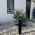 LUMIHOME - Borne extérieure solaire Daytona Led - Noir - 50cm - vignette