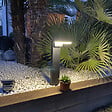 LUMIHOME - Borne extérieure solaire Daytona Led - Noir - 50cm - vignette
