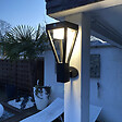 LUMIHOME - Applique Solaire LUXOR noire - avec détecteur de présence - vignette