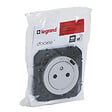 LEGRAND - Prise de courant surface 2P+T USB Dooxie - Alu - 16A - vignette