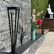 LUMIHOME - Borne solaire luxor noire 72cm avec detecteur de presence - vignette