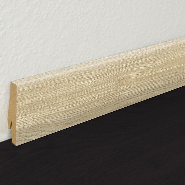 FORESTEA - Pack 5 Plinthes décoratives K269 eggshell oak 2400 x 70 x 19 mm.PEFC 70% - large