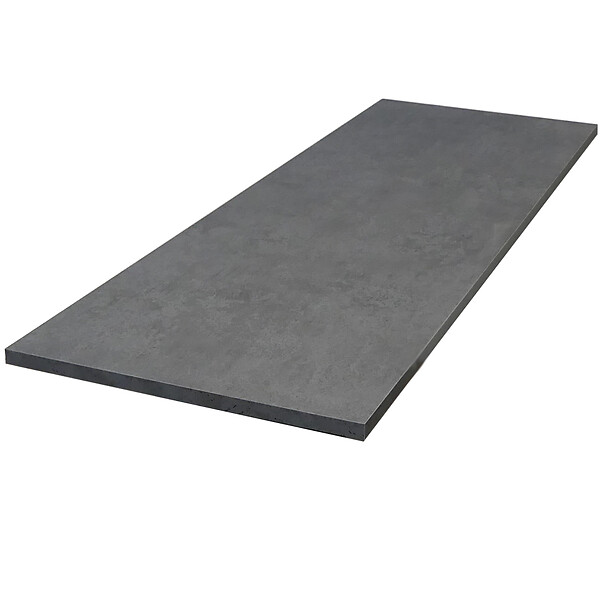 FORESTEA - Tablette mélaminé Métal 2500 x 600 x 18 mm - PEFC 75% - large