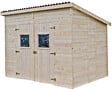 HABRITA - Abri de jardin - Bois - 16mm - 5.41m2 - vignette