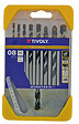 TIVOLY - Coffret 8 forets béton - acier - queue cylindrique 3-10mm - vignette