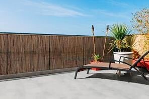 NORTENE - Canisse synthétique imitation osier - Marron - L.150xl.300cm - large