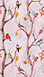 AS CREATION - Papier peint panoramique numérique intissé - Oiseaux rose - 159x280cm - vignette