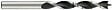 TIVOLY - Foret bois 3 pointes 10mm - queue cylindrique - vignette