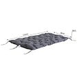 OUTSUNNY - Coussin matelas assise dossier pour banc de jardin balancelle canapé 3 places grand confort 150 x 98 x 8 cm gris - vignette
