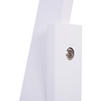 HOMCOM - Miroir à pied inclinaison réglable dim. 47L x 46l x 148H cm MDF blanc - vignette
