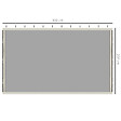 OUTSUNNY - Moustiquaires pour tonnelle barnum pavillon de jardin 3 x 3 m - lot de 4 moustiquaires zippées + crochets d'attaches - polyester nylon - vignette