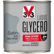 V33 PEINTURE - Peinture laque glycéro - Gris acier - Satin - 0,5L - vignette