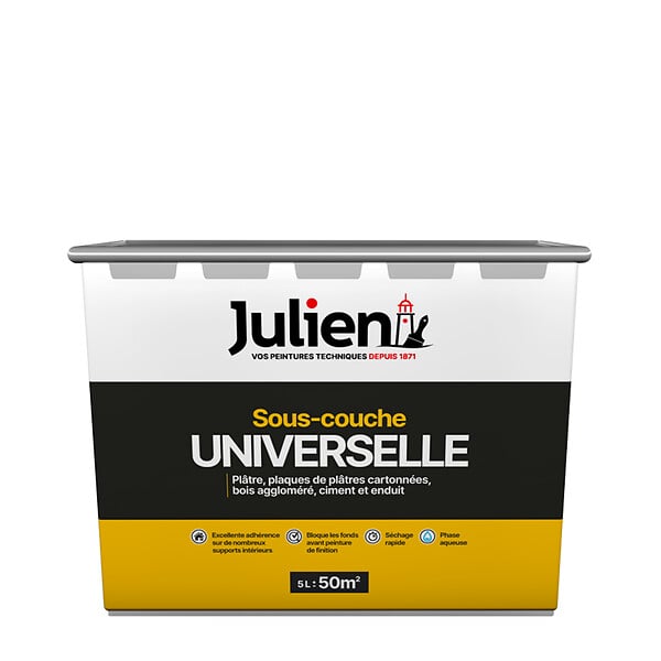 JULIEN - Peinture sous-couche universelle - Blanc - 5L - large
