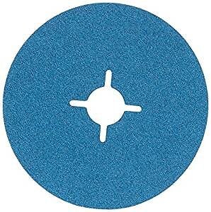 NORTON - Lot 3 disques fibre abrasif 127x22mm - Grain 80 - large