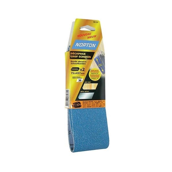 NORTON - 2 bandes 75x533mm Grain 50 - large