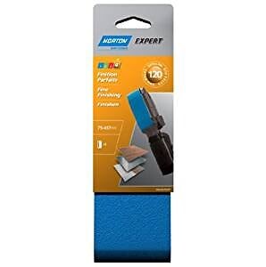 NORTON - Bandes abrasives 75x457mm Grain 120 - Lot de 2 - large