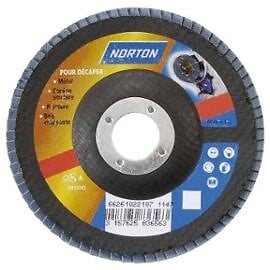 NORTON - Disque à lamelles Norton Technic 125mm - Grain 40 - large