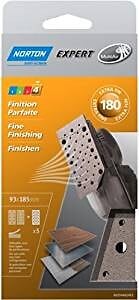 NORTON - 5 patins abrasifs Multi Air 93x185mm - Grain 180 - large