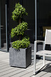 EDA - Pot carré BASALT - Gris anthracite - 31L - vignette