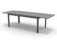 MODE DE VIE - Table de jardin Preston - Alluminium - Gris - 180/270cm - vignette