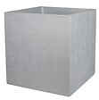 EDA - Pot carré Basalt - Gris béton - 39,5x39,5x43,5cm - vignette